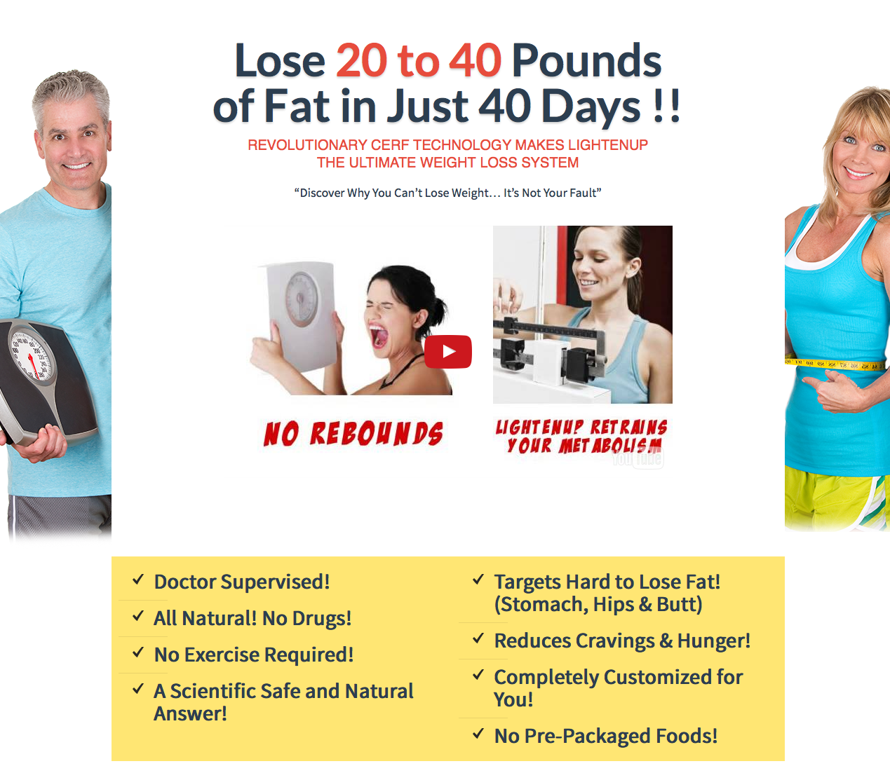 Lighten Up Weight Loss Lose 20 40lbs Guaranteed Advanced